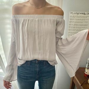 off the shoulder blouse